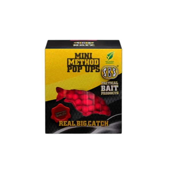 SBS Mini Method Pop Ups 8–10mm , pop up mamac za method feeder, mali i plutaći, pakovanje 20 g.