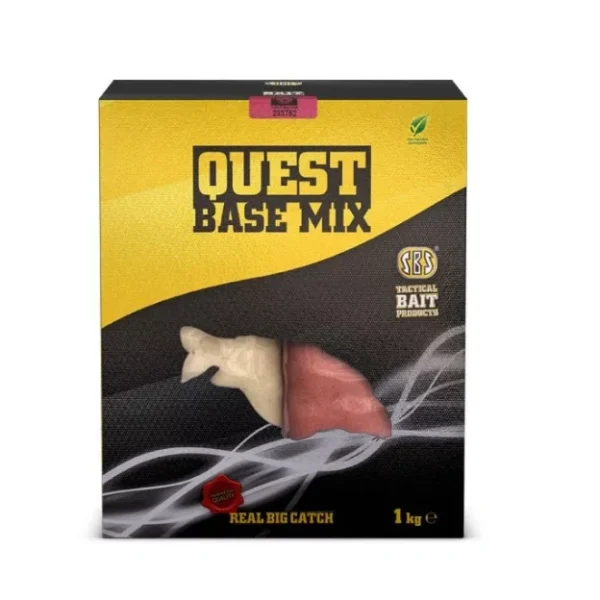 Mix za boile SBS Quest Base Mix M1 1kg, premijum mix za izradu boila, dugotrajne i atraktivne boile za šaranski i feeder ribolov.