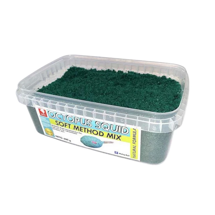 Soft Method Mix Meleg Bait 600g – Octopus Squid, vlažni pelet za carp ribolov sa podižućim česticama