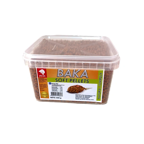 Soft Pellet Meleg Bait 800g – Baka, mekani pelet za carp ribolov i Method Feeder