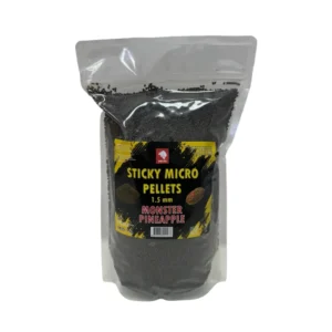 Sticky Micro Pellet Meleg Bait 1kg 1,5mm Monster Pineapple pelet za pecanje za feeder i method ribolov