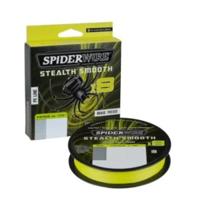 Struna Spiderwire Stealth Smooth X8 150m - 0,13mm(Yellow) Struna SpiderWire Stealth Smooth X8 150m žuta struna za pecanje pletena glatka i izdržljiva.