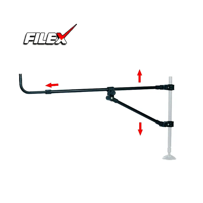Teleskopski feeder arm FILEX POWER feeder pribor aluminijumski podesivi za feeder ribolov 110-185cm.