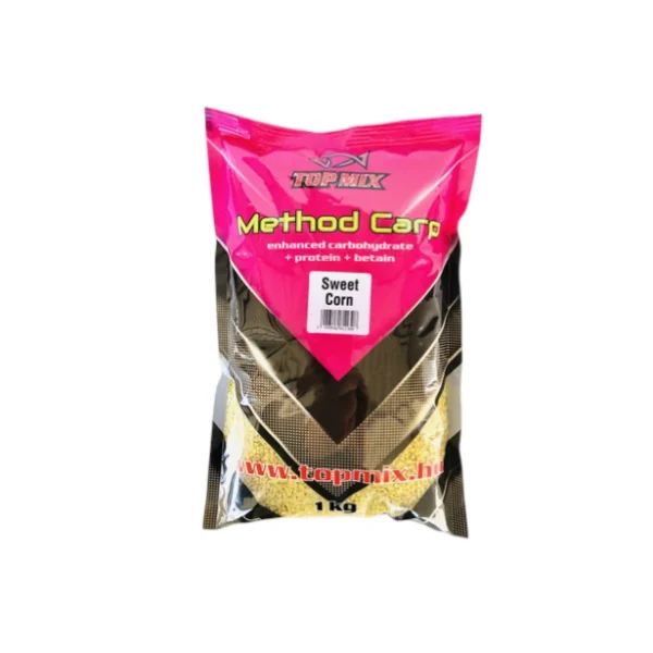 Top Mix Method Carp Sweetcorn Vp Lepesmez Method Carp 1kg, hrana za ribolov, primama za ribu, slatki kukuruz, Method Feeder