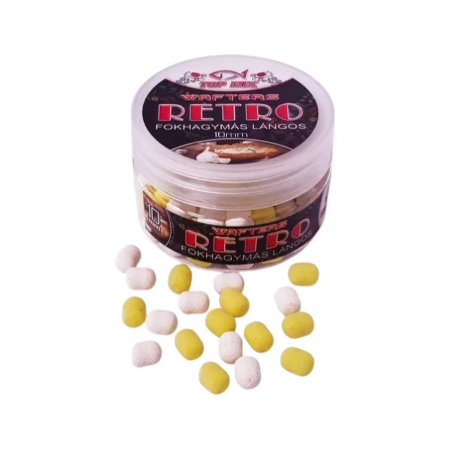 Top Mix Retro Wafters – atraktivni i hranljivi feeder vafteri, lako rastvorljivi, za sitne udice i klasične retro ukuse. Pakovanje: 25g.
