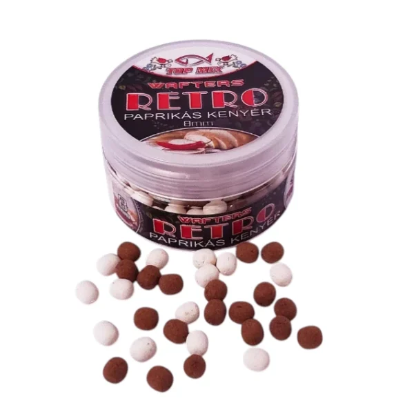 Top Mix Retro Wafters 10mm - Lepesmez Top Mix Retro Wafters, feeder vafteri za ribolov, lako rastvorljivi i hranljivi, 25g pakovanje