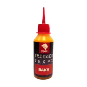 Trigger Drops Meleg Baits 80ml - Baka Trigger Drops Meleg Baits 80ml – Baka, gusti dip za boile i PVA kesice.