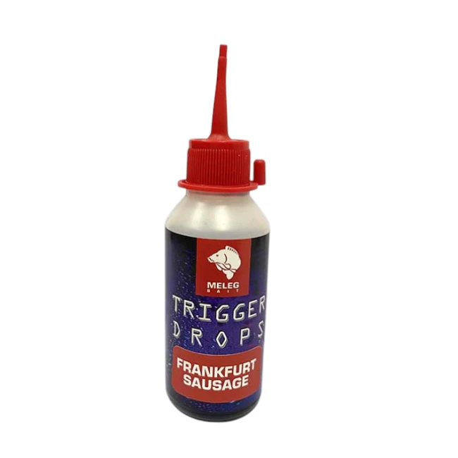 Trigger Drops Meleg Baits 80ml – Franfurt Saussage, gusti dip za boile i PVA kesice.