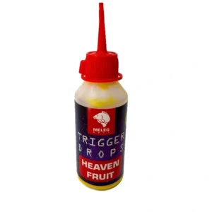 Trigger Drops Meleg Baits 80ml - Heaven Fruit Trigger Drops Meleg Baits 80ml – Heaven Fruit, gusti dip za boile i PVA kesice.