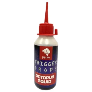 Trigger Drops Meleg Baits 80ml - Octopus Squid Trigger Drops Meleg Baits 80ml – Octopus Squid, gusti dip za boile i PVA kesice.