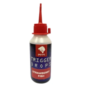 Trigger Drops Meleg Baits 80ml - Strawberry Fish Trigger Drops Meleg Baits 80ml – Strawberry Fish, gusti dip za boile i PVA kesice.
