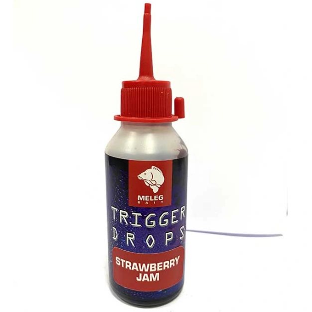 Trigger Drops Meleg Baits 80ml – Strawberry Jam, gusti dip za boile i PVA kesice.
