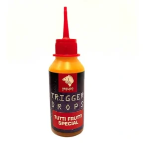 Trigger Drops Meleg Baits 80ml - Tutti Frutti Special Trigger Drops Meleg Baits 80ml – Tutti Frutti Special, gusti dip za boile i PVA kesice.