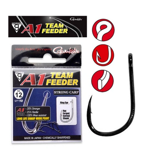 Udice Gamakatsu A1 Team Feeder Strong Carp