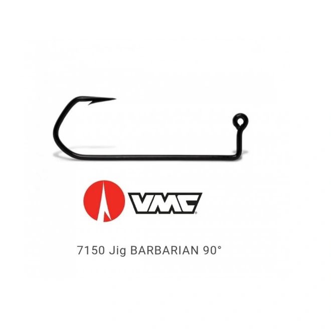 VMC 7150 BN Barbarian Jig udice , jig udice za pecanje, ribolovačke udice sa crnim nikl premazom i dugim vratom