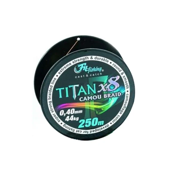 Fil Fishing Titan Braid 250m – upredeni konac i struna za pecanje za dubinski ribolov i pecanje soma