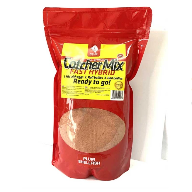 Catcher Mix Meleg Bait 1kg Plum Shellfish miks za boile sa Hi-Digest formulom