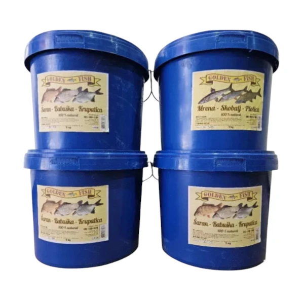 Kofa Golden Fish 5kg, kofa za hranu i prihranu riba za ribolov