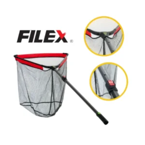 Meredov Filex Landing Net meredov za pecanje sa podesivom drškom i čvrstom mrežicom