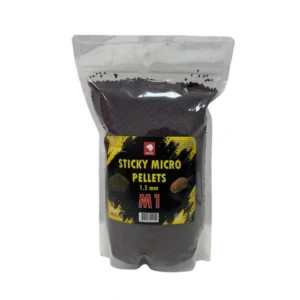 Sticky Micro Pellet Meleg Bait 1kg 1,5mm M1 pelet za pecanje za feeder i method ribolov