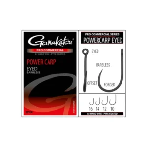 Gamakatsu udice Pro-C Powercarp Eyed A1 PTFE BL vel. 10 Gamakatsu udice Pro-C Powercarp Eyed A1 PTFE BL