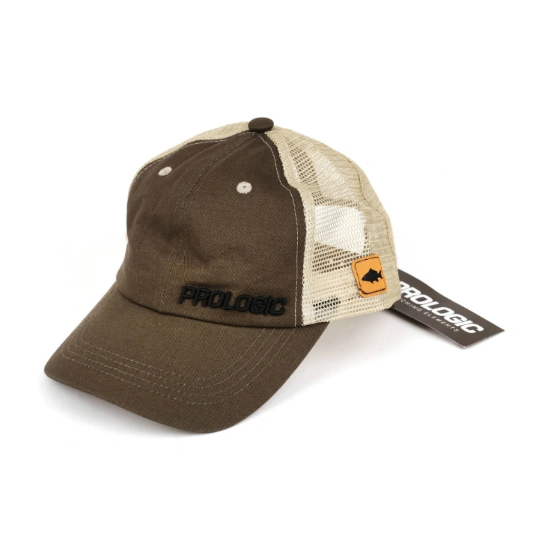 Kačket Prologic Classic Mesh Back Dark Olive prologic kačket sa 3D logotipom i podesivim zatvaračem za ribolov.