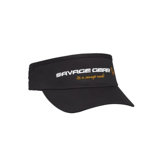 Kačket Savage Gear Sun Visior - Black Ink Kačket Savage Gear Sun Visor Black Ink vizir kačket od 100% pamuka sa podesivim Velcro zatvaranjem.
