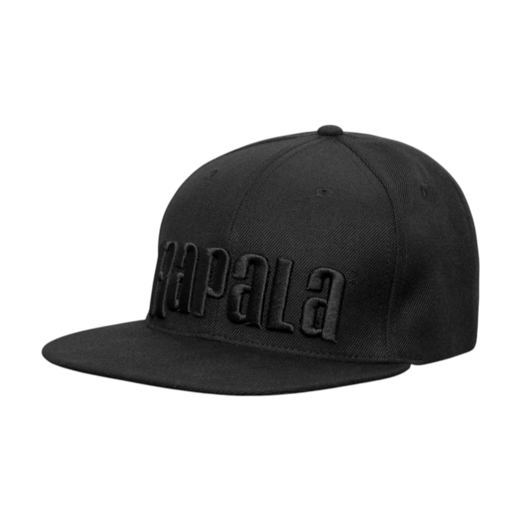 Kapa Rapala Blak Flat Bill Cap RBFBC crni kačket sa flat brim vizir i velikim vezom
