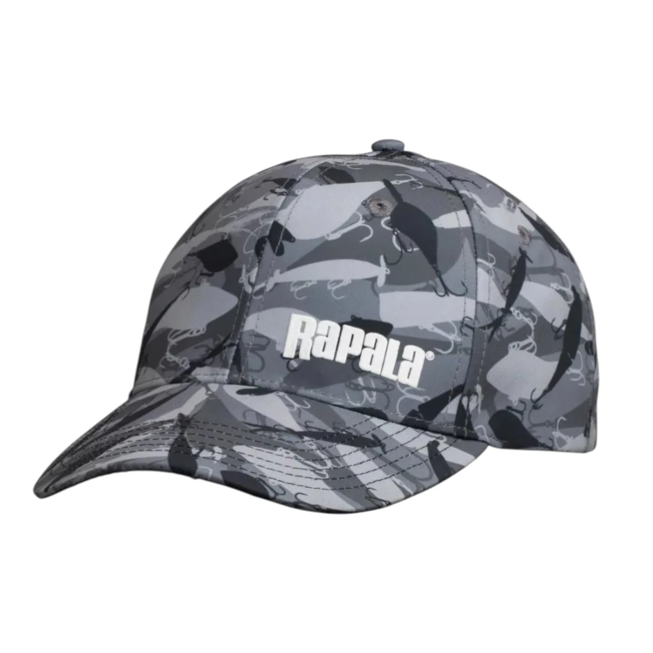 Kapa Rapala Lure Camo RLCC6P kačket sa mrežastim panelima za ventilaciju