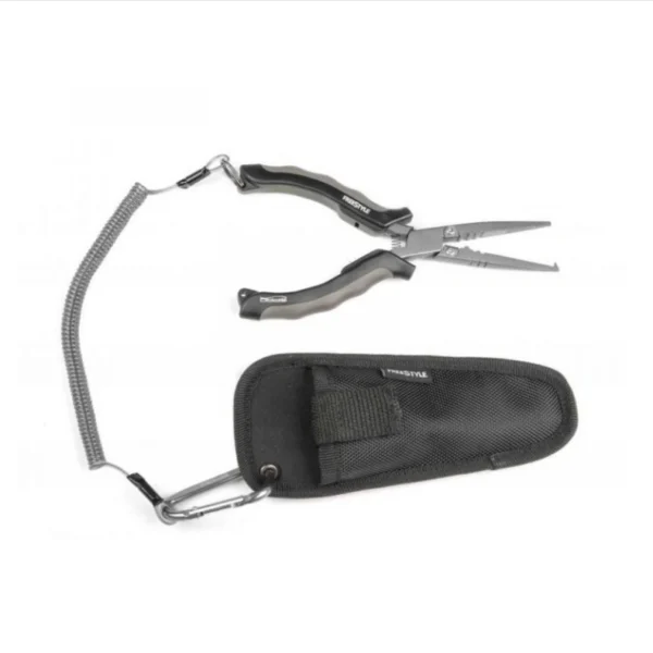 Klešta Freestyle Pliers 18cm + Futrola – klešta za ribolov za sečenje struna i otvaranje prstenova sa futrolom