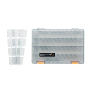 Kutija za varalice SG Deep Smoke Savage Gear kutija za pecanje sa pregradama.