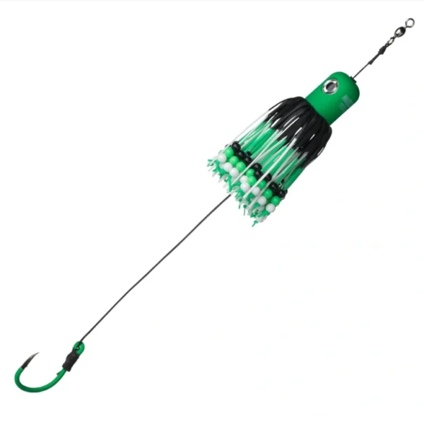 MADCAT A-Static Adjustable Clonk Teaser Green udica 80 150 MADCAT A-Static Adjustable Clonk Teaser Green udica 8/0 150