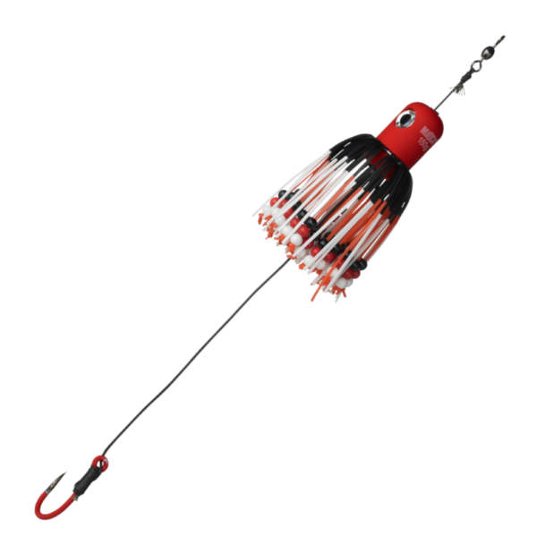 MADCAT A-Static Adjustable Clonk Teaser Red udica 80 100g MADCAT Adjustable Clonk Teaser Red 100g varalica sa udicom 8/0 za varaličarenje soma