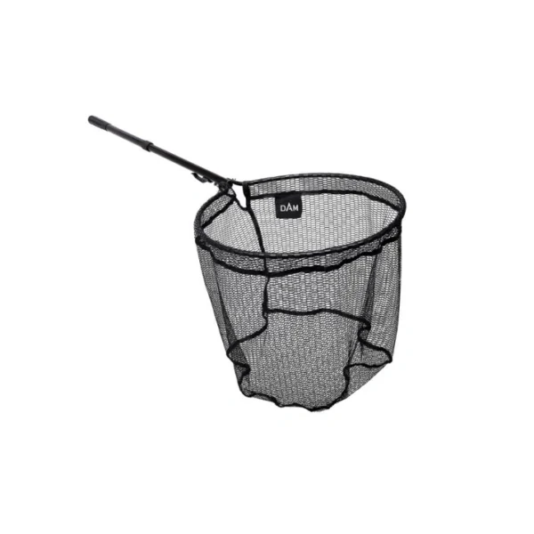 Meredov DAM Manitoba Flip Ower 62-107cm 45x45x40cm Meredov DAM Manitoba Flip Over sa teleskopskom rukojetí i crnom bezčvornjom mrežom za ribolov.