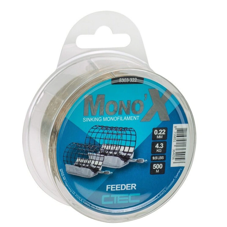 Najlon C-Tec Feeder Brown 0,22mm 500m – tonući feeder najlon za precizne zabačaje.