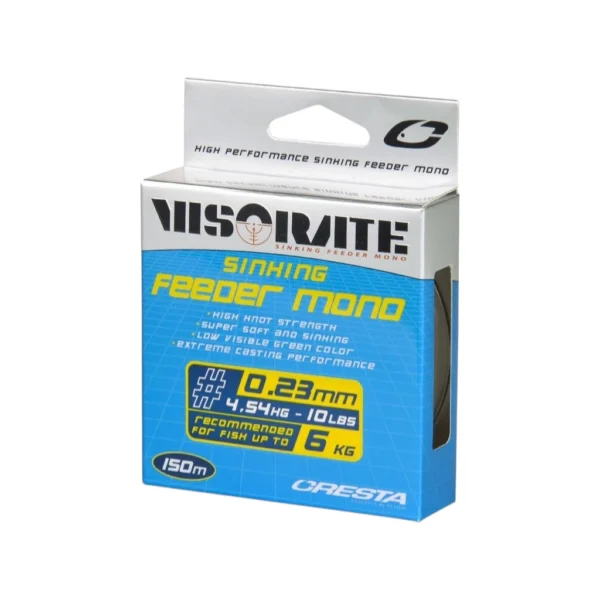 Najlon Cresta Visorate Feeder Mono 0,25mm 150m – glatki feeder najlon za precizne zabačaje.
