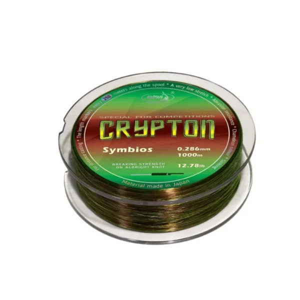 Najlon Crypton Symbois 0,215mm 1500m monofilamentni najlon za pecanje Camo Neon