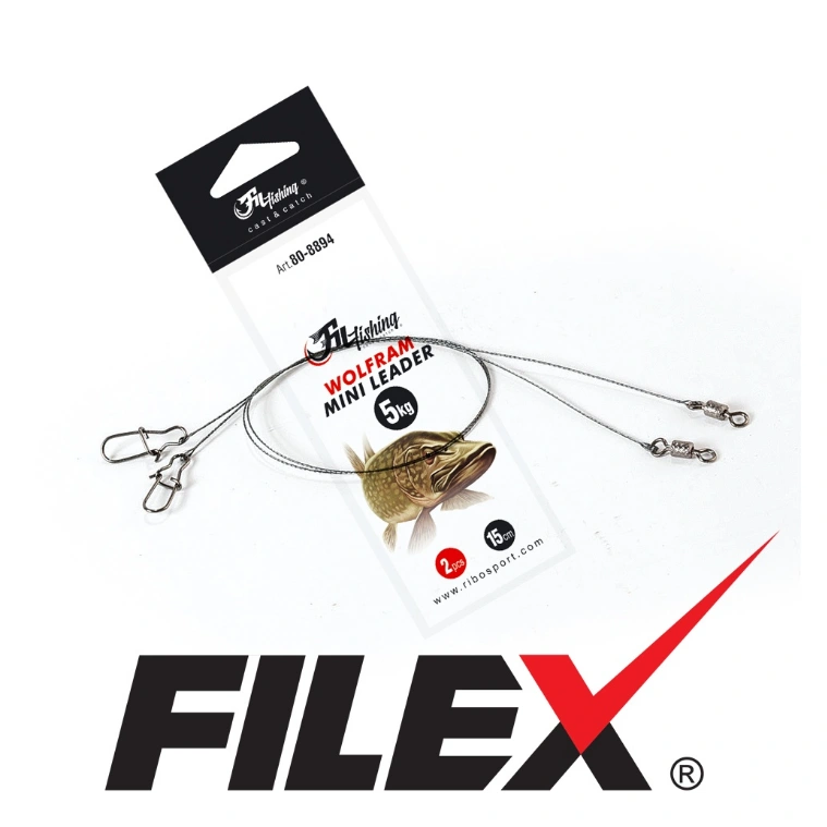 Sajlica Wolfram Mini Leader 5kg 80-8894, 15 cm, za varaličarenje i ribolov štuke