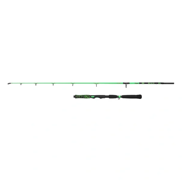 MADCAT UV Series Belly Cat 1,70m 50-150g – kompaktan somovski štap za belly boat ribolov sa UV-aktivnim blankom i kratkom drškom
