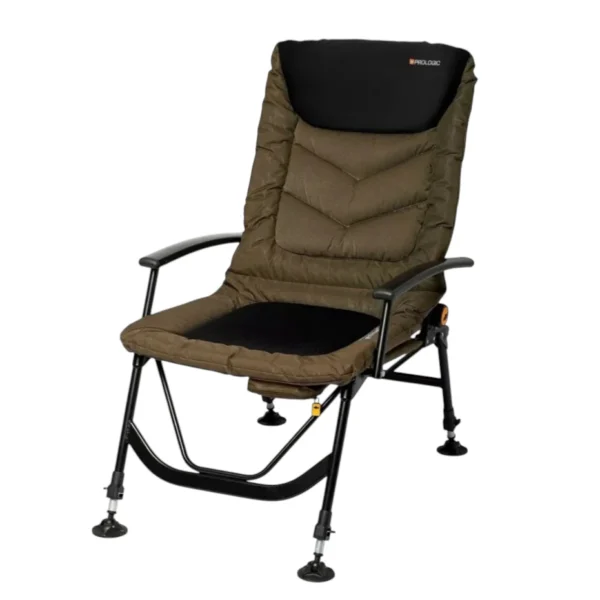Stolica Prologic Inspire Daddy Long Recliner with armrest 140kg Stolica Prologic Inspire Daddy Long Recliner šaranska stolica sa naslonima za ruke i jastukom od neoprena.