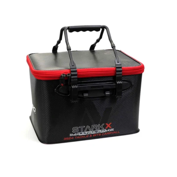 Torba Eva Nytro Starkx za feeder pribor 36x24x25 - Tackle Bits Torba Eva Nytro Starkx 36x24x25cm – torba za feeder pribor sa karbonskim printom i plastičnim ručkama