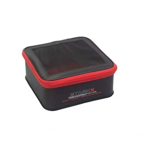 Torba Eva Nytro Starkx za žive mamce sa mrežicom 18x18cm S Torba Eva Nytro Starkx 18x18cm – torba za žive mamce sa mrežicom za ventilaciju