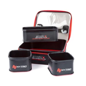 Torba Nytro Starkx za feeder sitnice 2+1 27x27x9cm Torba Nytro Starkx 27x27x9cm – torba za feeder sitnice 2+1, vodootporna i pregledna