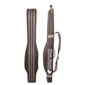 Torba tvrda za štapove 1,40m Trout Master – futrola za 3 štapa sa mašinicama sa mekim unutrašnjim zaštitnim slojem.