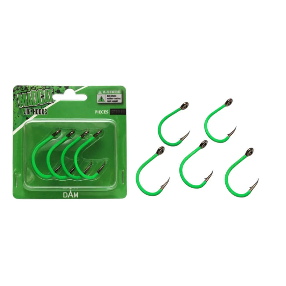 Udica Madcat Camou Green A-Static Jig 8/0 4kom jig udica za soma sa A-STATIC gumom