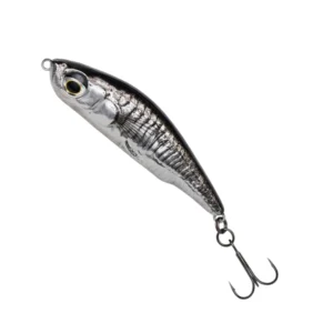 Varalica 3D Sticlebait Pencil 5,5cm 7g Sinking - Black Silver
