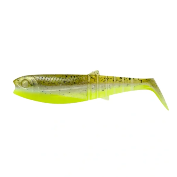 Varalica Cannibal Shad 6,8cm 3G - Green Pearl Yellow 5kom Varalica Cannibal Shad 6,8cm 3G - Green Pearl Yellow 5kom
