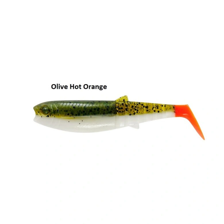 Varalica Cannibal Shad 6,8cm 3G - Olive Hot Orange 5kom