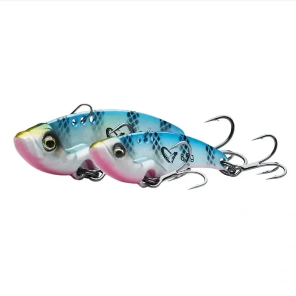 Varalica Cikada Vib Blade 4,5cm 8,5g Sinking - Blue Pink Stripes Varalica Cikada Vib Blade 4,5cm 8,5g Sinking - Blue Pink Stripes