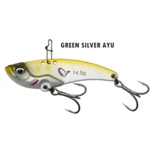 Varalica Cikada Vib Blade 4,5cm 8,5g Sinking - Green Silver AYU